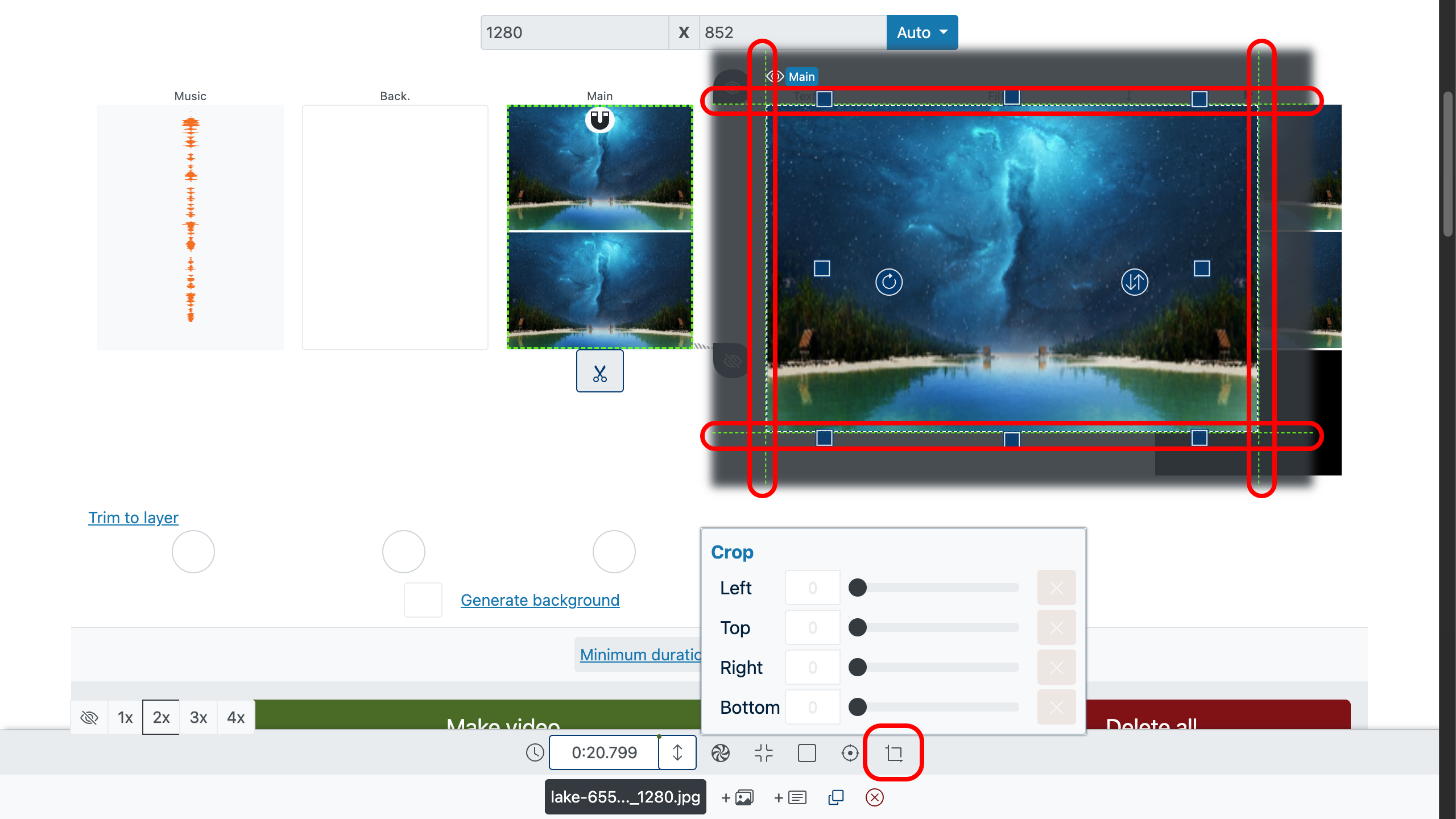 Step 4. Crop the image.